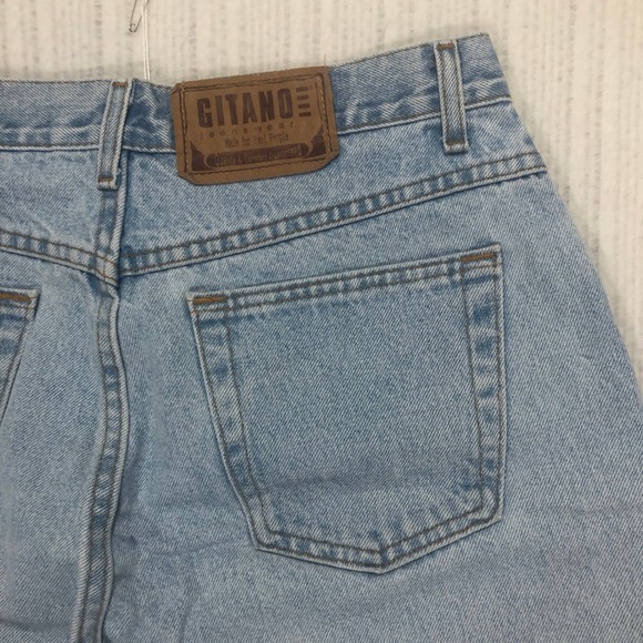 Gitano Petite Jeans Light Wash Mom Jeans High Waist Vintage Women's Size 16 - Picture 7 of 8